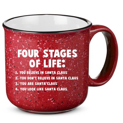 Funny Four Stages Of Life 15oz Campfire Ceramic Mug