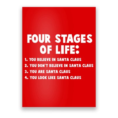 Funny Four Stages Of Life Poster