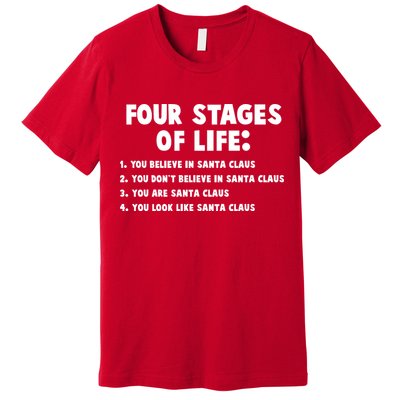 Funny Four Stages Of Life Premium T-Shirt