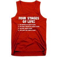 Funny Four Stages Of Life Tank Top