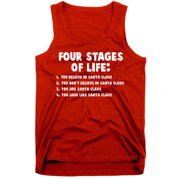 Funny Four Stages Of Life Tank Top