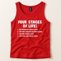 Funny Four Stages Of Life Tank Top