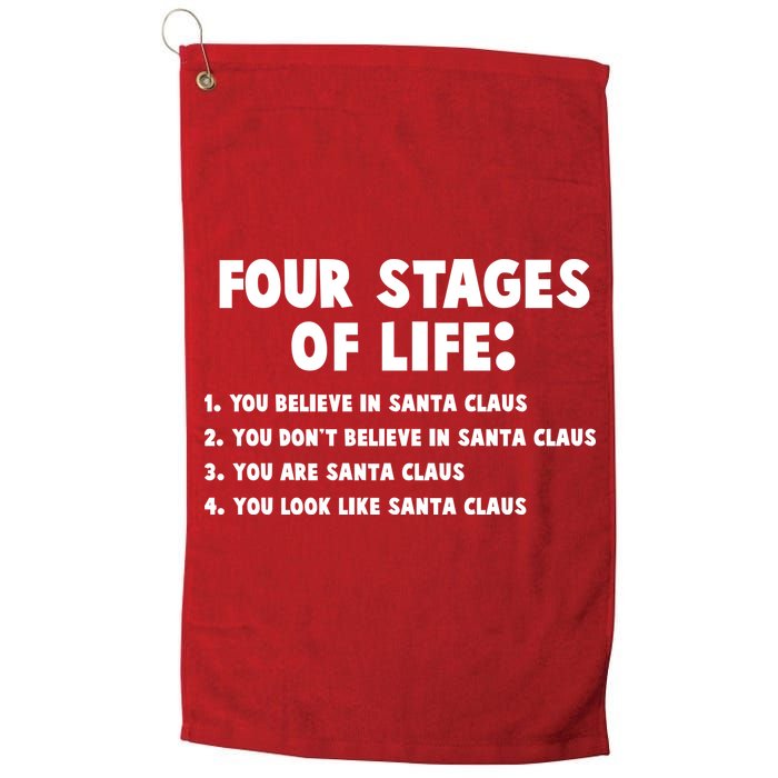 Funny Four Stages Of Life Golf Towel