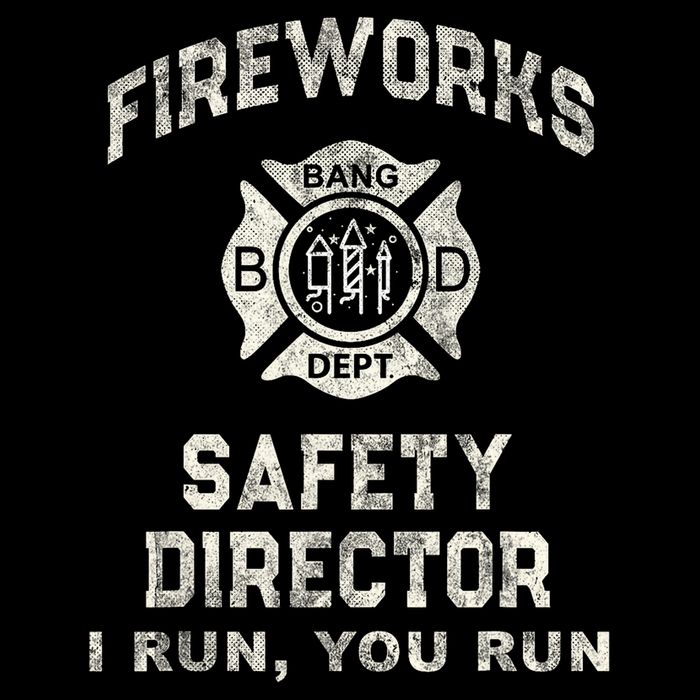 Funny Fireworks Safety Director 4th Of July Pyro Boom Squad Toddler T-Shirt