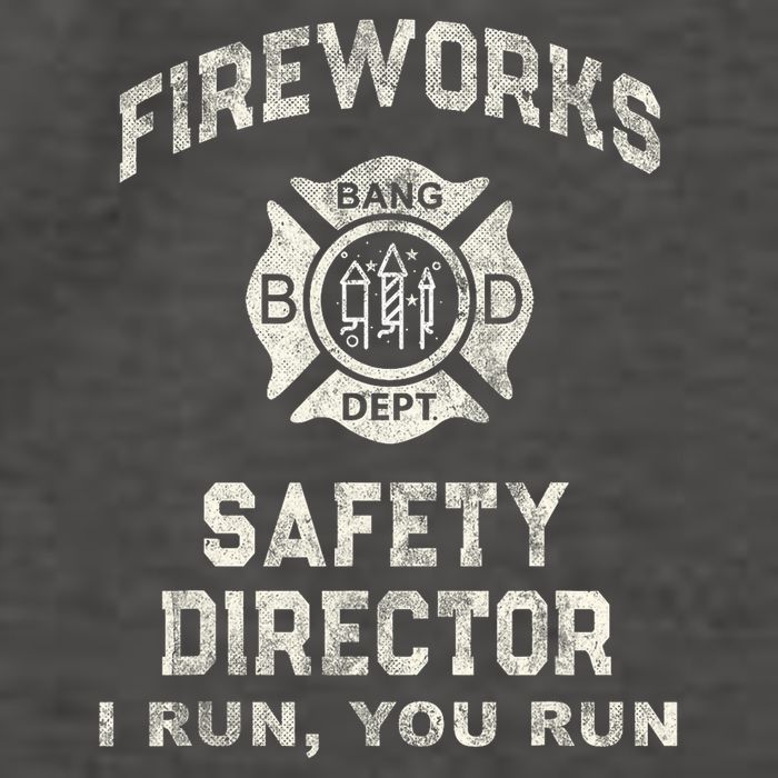 Funny Fireworks Safety Director 4th Of July Pyro Boom Squad Vector Backpack