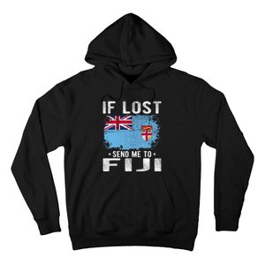 Fiji Flag Souvenir If Lost Send Me To Fiji Hoodie