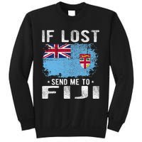 Fiji Flag Souvenir If Lost Send Me To Fiji Sweatshirt