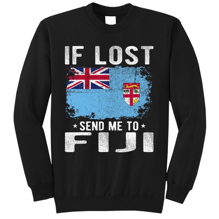 Fiji Flag Souvenir If Lost Send Me To Fiji Sweatshirt