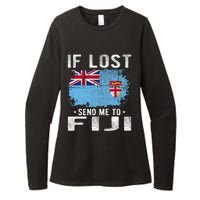 Fiji Flag Souvenir If Lost Send Me To Fiji Womens CVC Long Sleeve Shirt