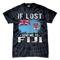 Fiji Flag Souvenir If Lost Send Me To Fiji Tie-Dye T-Shirt