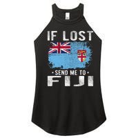 Fiji Flag Souvenir If Lost Send Me To Fiji Women's Perfect Tri Rocker Tank