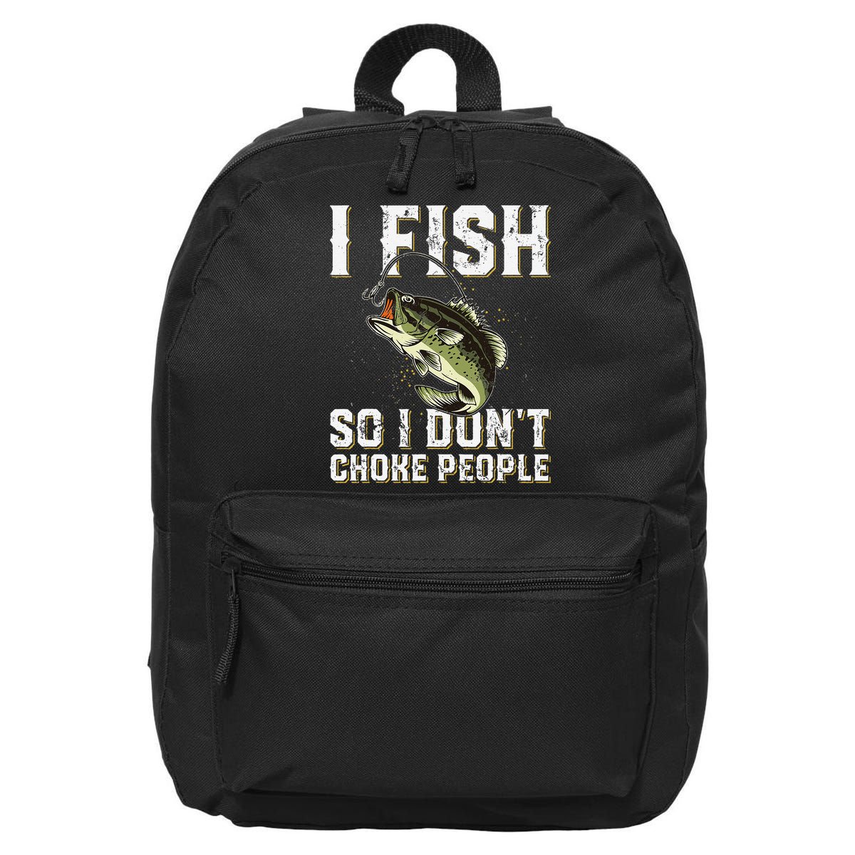 Funny Fishing Saying 16 in Basic Backpack