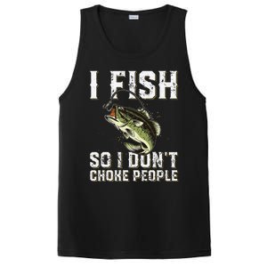 Funny Fishing Saying PosiCharge Competitor Tank