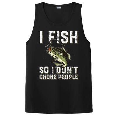 Funny Fishing Saying PosiCharge Competitor Tank