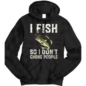 Funny Fishing Saying Tie Dye Hoodie