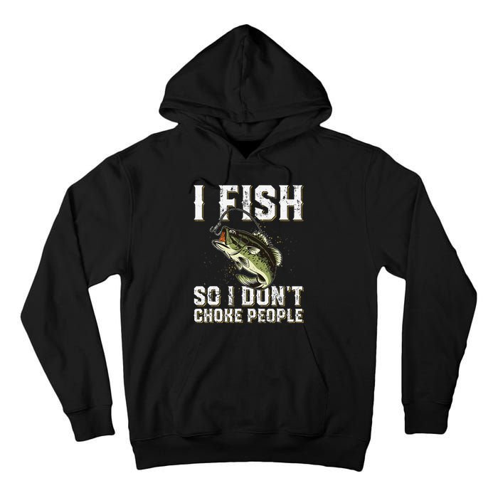 Funny Fishing Saying Tall Hoodie