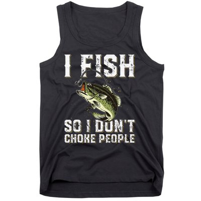 Funny Fishing Saying Tank Top