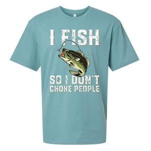 Funny Fishing Saying Sueded Cloud Jersey T-Shirt