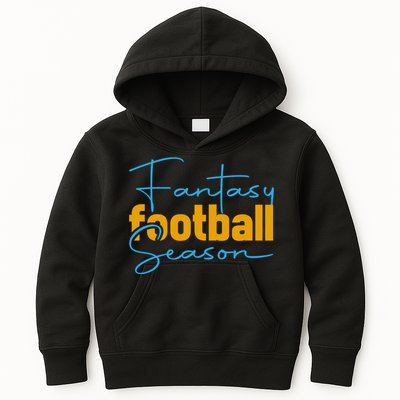 Fantasy Football Season Graphic Kids Hoodie