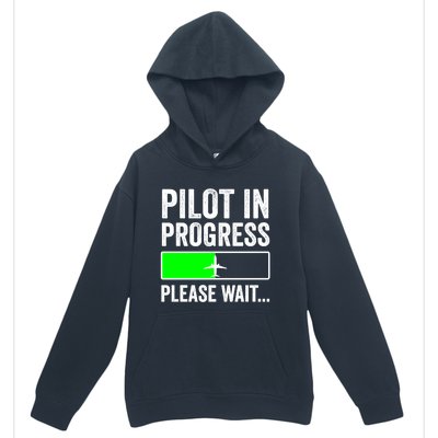 Funny Flight School Student Pilot In Progress Gift Urban Pullover Hoodie