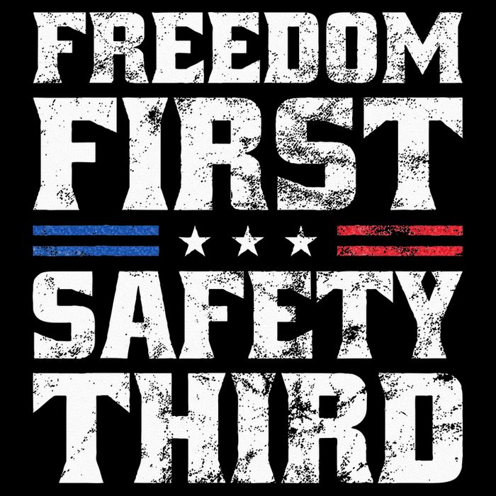 Freedom First Safety Third Fireworks 4th July Patriotic Men Women's V-Neck T-Shirt