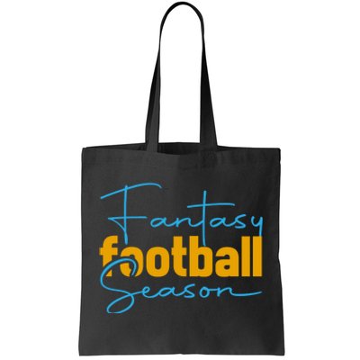 Fantasy Football Season Graphic Tote Bag