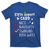 Funny Family Saying Christmas Nice Naughty Xmas List Meme Gift T-Shirt