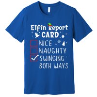 Funny Family Saying Christmas Nice Naughty Xmas List Meme Gift Premium T-Shirt