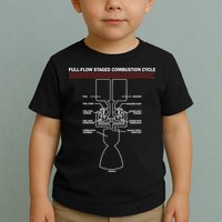 Full Flow Staged Combustion Cycle - Rocket Science Toddler T-Shirt