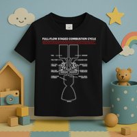 Full Flow Staged Combustion Cycle - Rocket Science Toddler T-Shirt