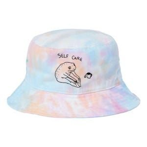 Funny Frog Self Care Tie Dye Newport Bucket Hat