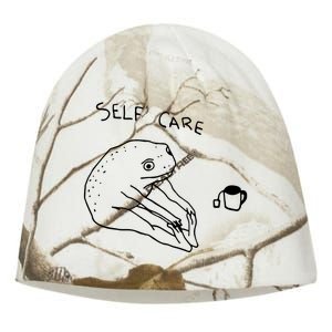 Funny Frog Self Care Kati - Camo Knit Beanie