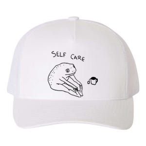 Funny Frog Self Care Yupoong Adult 5-Panel Trucker Hat