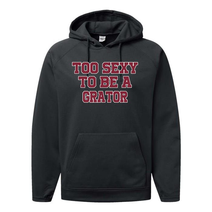 Fsu Fans Sexy Gator Performance Fleece Hoodie