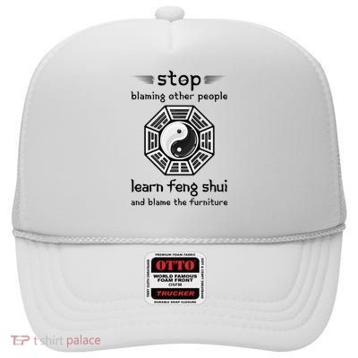 Funny Feng Shui Sarcastic New Age High Crown Mesh Back Trucker Hat