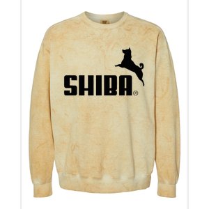 Forever Faster Shiba Colorblast Crewneck Sweatshirt