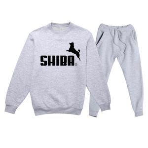 Forever Faster Shiba Premium Crewneck Sweatsuit Set