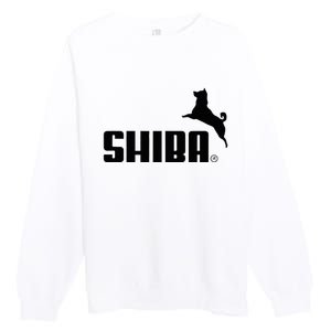 Forever Faster Shiba Premium Crewneck Sweatshirt