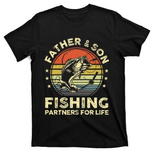 Fishing Father & Son Matching Bass Fish Dad T-Shirt