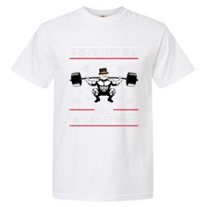 Funny Frosty Swole Bodybuilding Snow Christmas Gym Gift Garment-Dyed Heavyweight T-Shirt