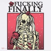 Fucking Finally Sugar Skull Bride Engagement Bride Squad T-Shirt