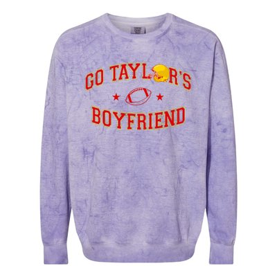 Funny Football Season Vintage In My Travis Hot Era Colorblast Crewneck Sweatshirt