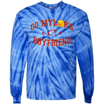 Funny Football Season Vintage In My Travis Hot Era Tie-Dye Long Sleeve Shirt