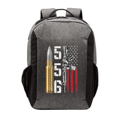 Five Five Six For Gun Ammo Range 5.56mm Rifle Vector Backpack