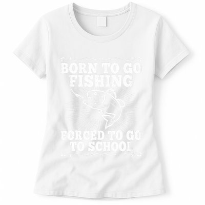Funny Fishing Saying Fisherman Outfit Angler Boy Girl Womens T-Shirt