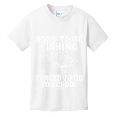 Funny Fishing Saying Fisherman Outfit Angler Boy Girl Kids T-Shirt