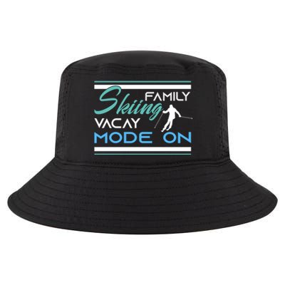 Funny Family Skiing Vacay Mode On Skiing Skisport Vacation Funny Gift Cool Comfort Performance Bucket Hat