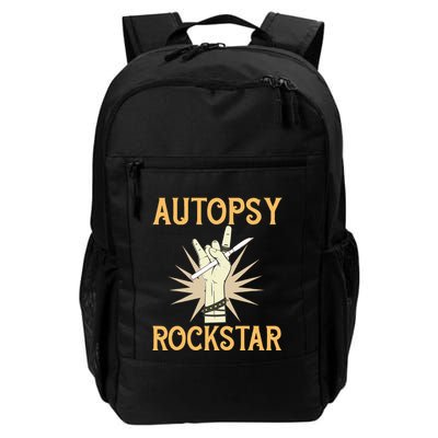 Funny Forensic Scientist Science Autopsy Rockstar Daily Commute Backpack