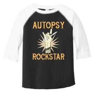 Funny Forensic Scientist Science Autopsy Rockstar Toddler Fine Jersey T-Shirt