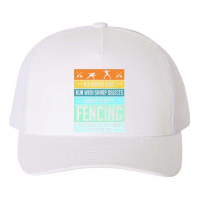 Funny Fencing Sport Pun For Men Women Kids Yupoong Adult 5-Panel Trucker Hat